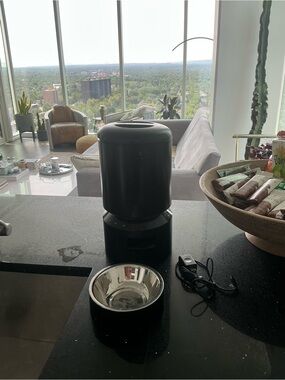 PETLIBRO Automatic Cat Feeder with Stainless Steel Bowl - Black